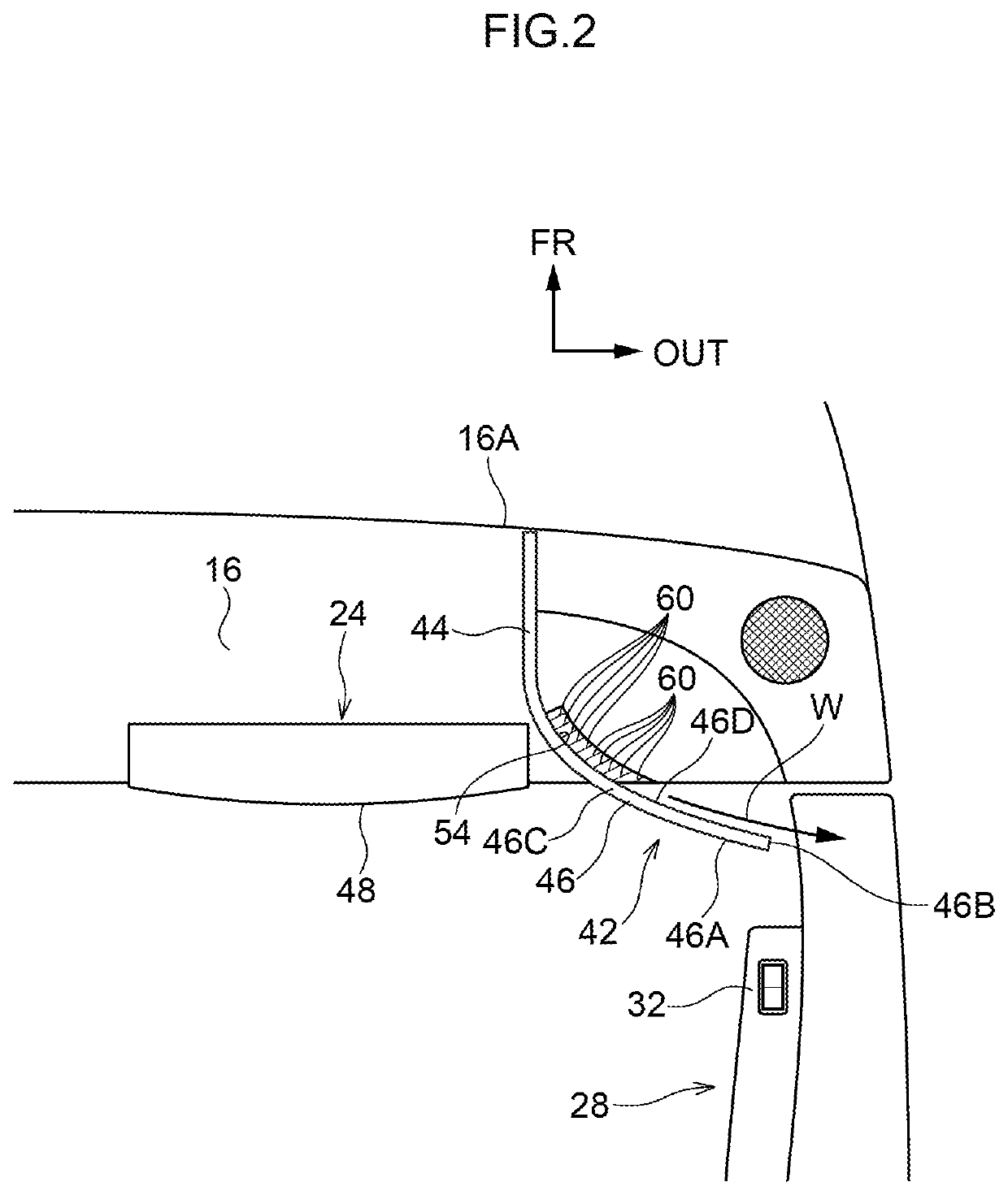 Vehicle instrument panel structure