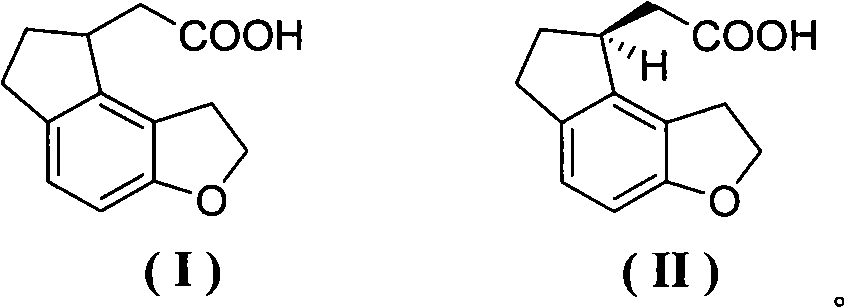 Compound for preparing ramelteon, preparation method thereof and application thereof