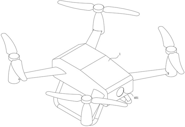 Image acquisition and recognition device of electric power inspection unmanned aerial vehicle