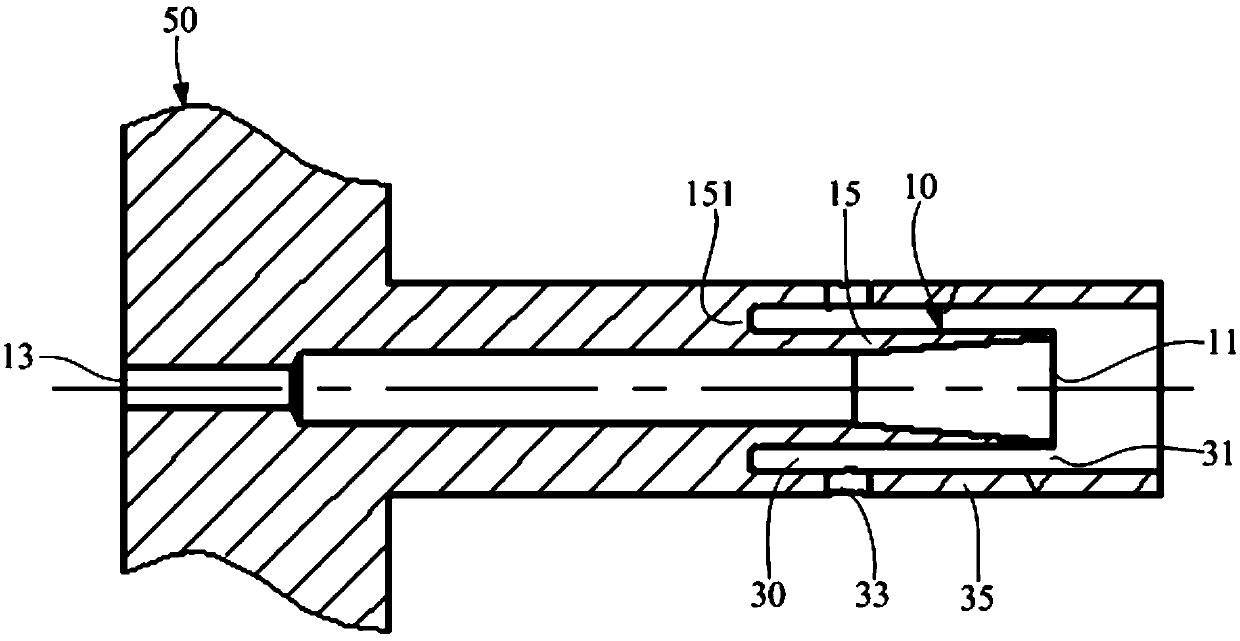 Rocket engine injection structure, injection device, rocket engine and rocket