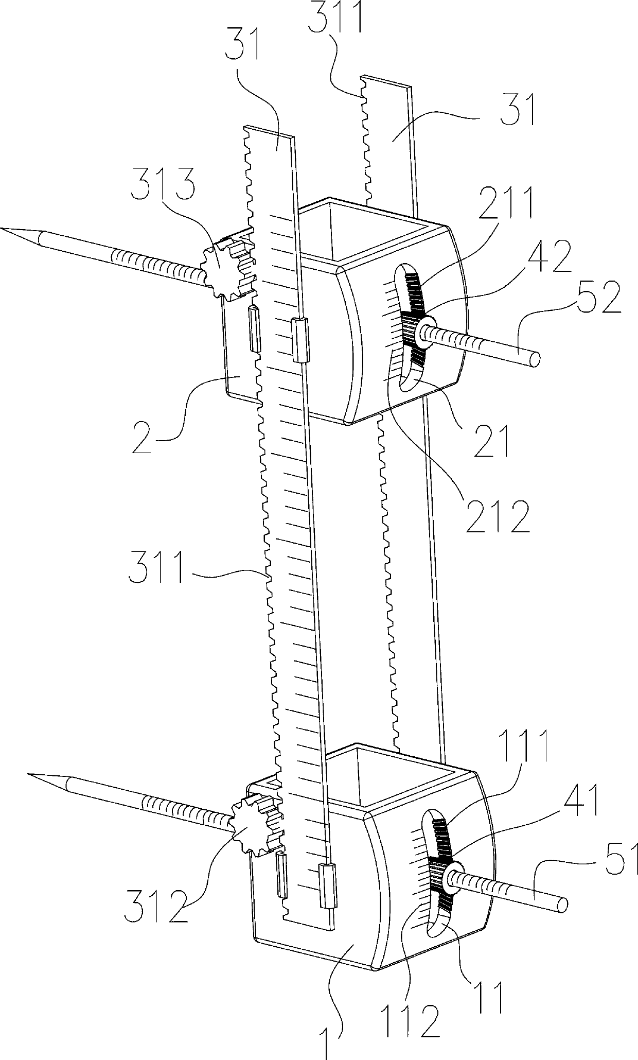 Distal humerus osteotomy orthopedic percutaneous navigation device and operating method thereof