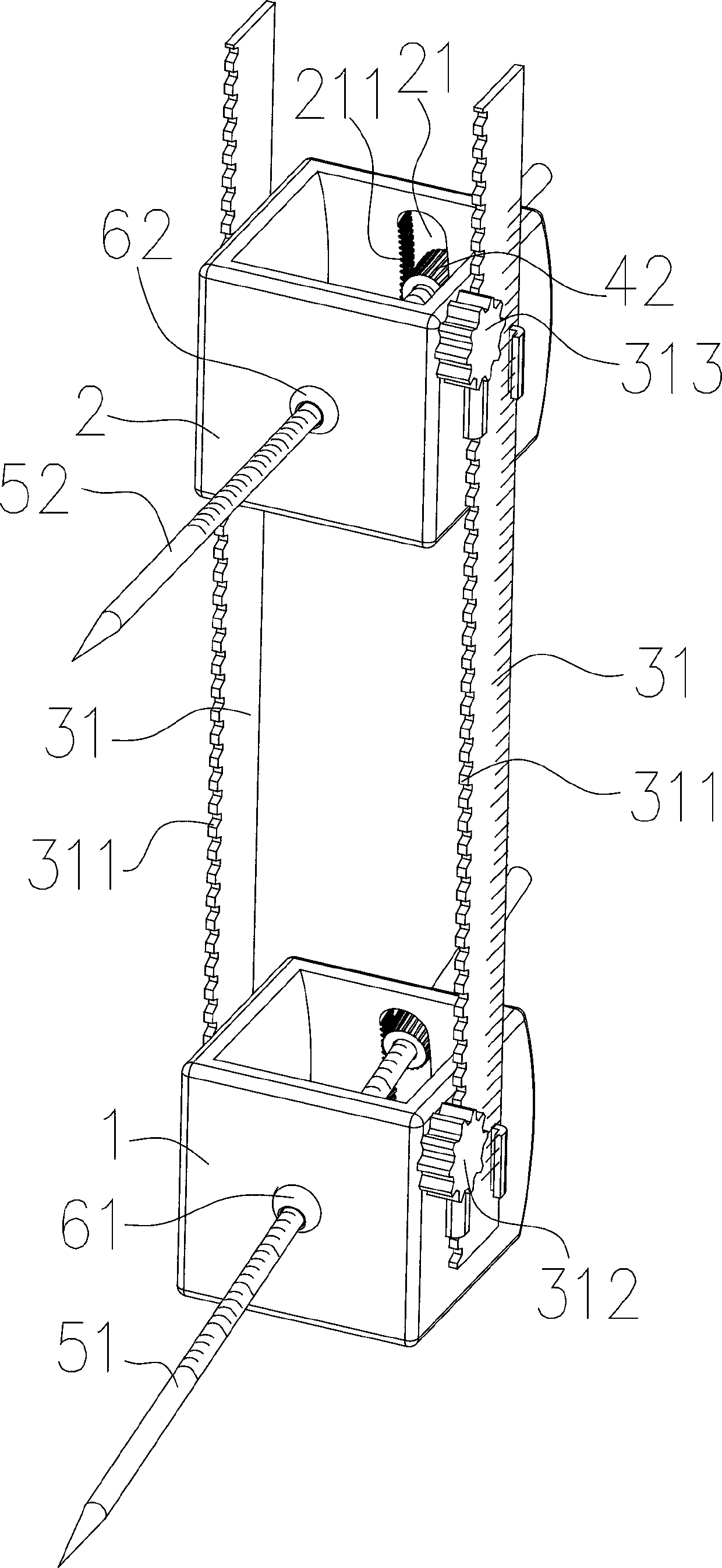 Distal humerus osteotomy orthopedic percutaneous navigation device and operating method thereof