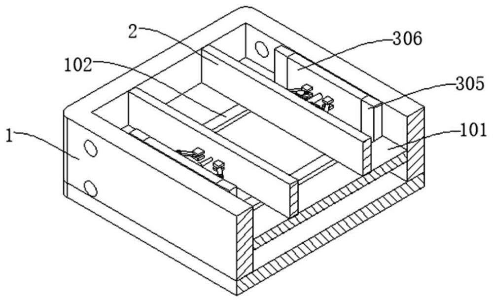 Electric automobile battery pack fixing device