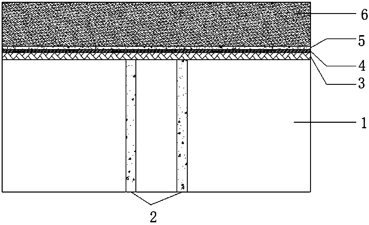 A method and structure for treat reflective cracks of asphalt pavement