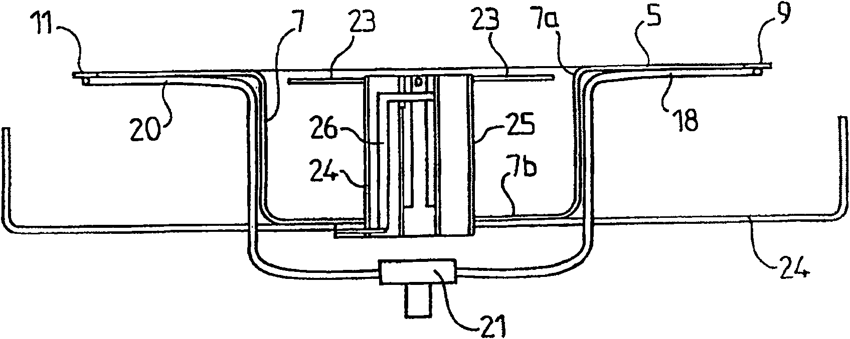 Double polarization dual-band radiating device