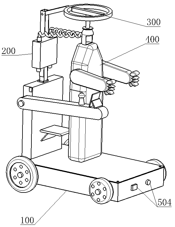 AGV intelligent protection trolley