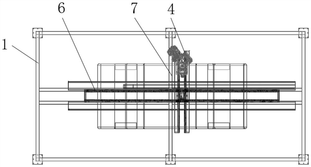 Intelligent car washing system with hoisting eight-axis mechanical arm