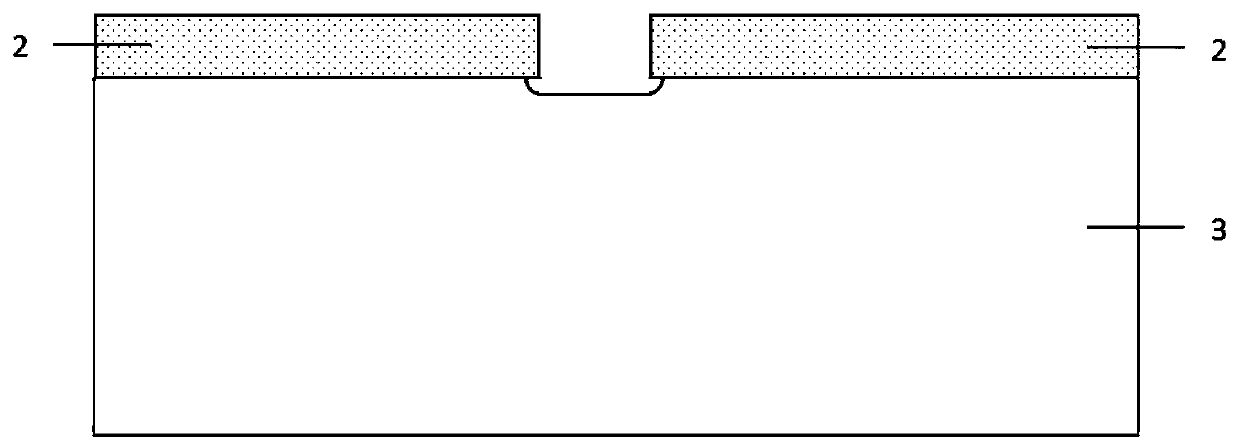 Method for rounding top of trench