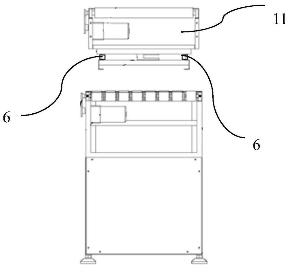 Combined package feeding device