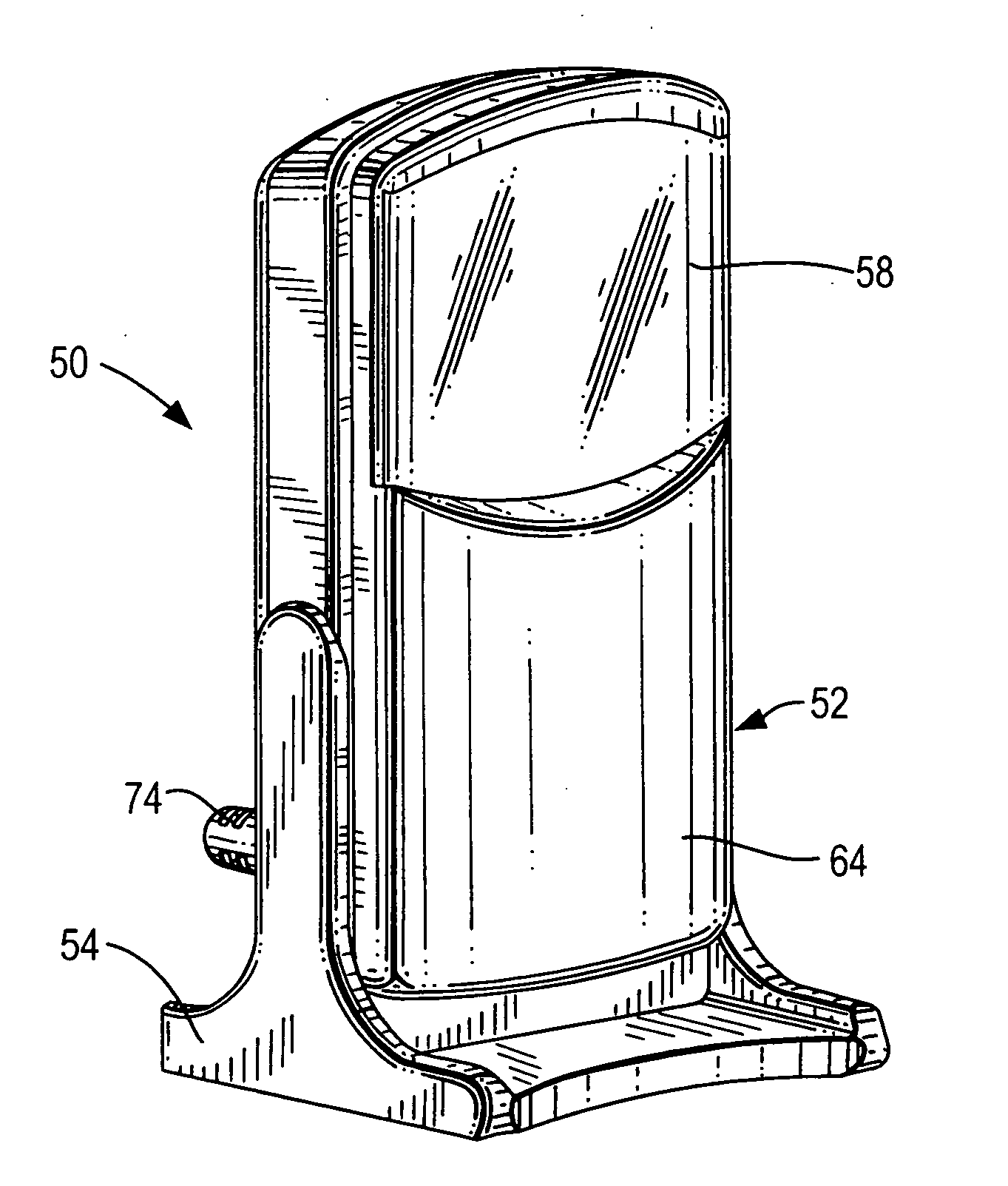 Compact, ergonomic imaging reader and method