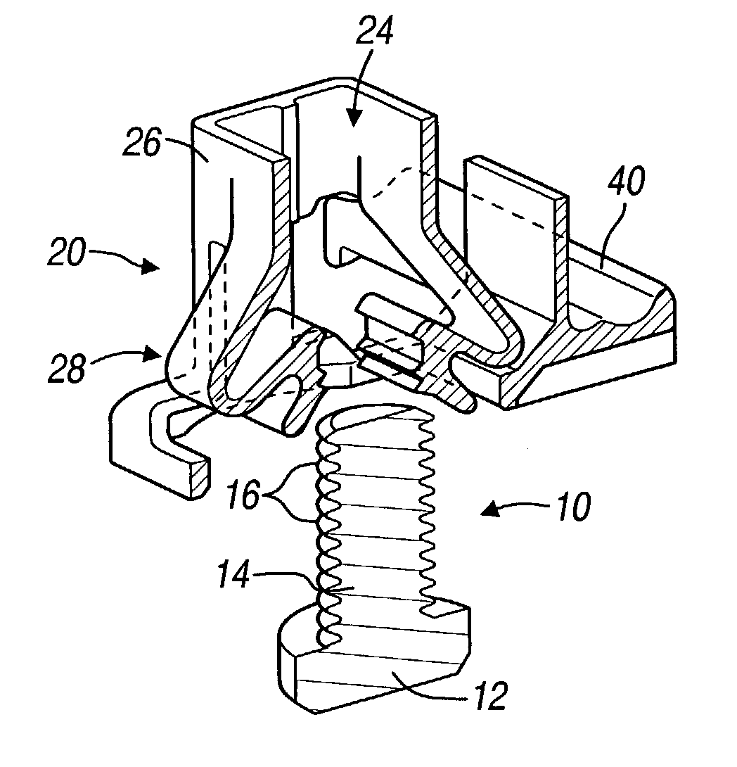 Fastener for variously sized studs