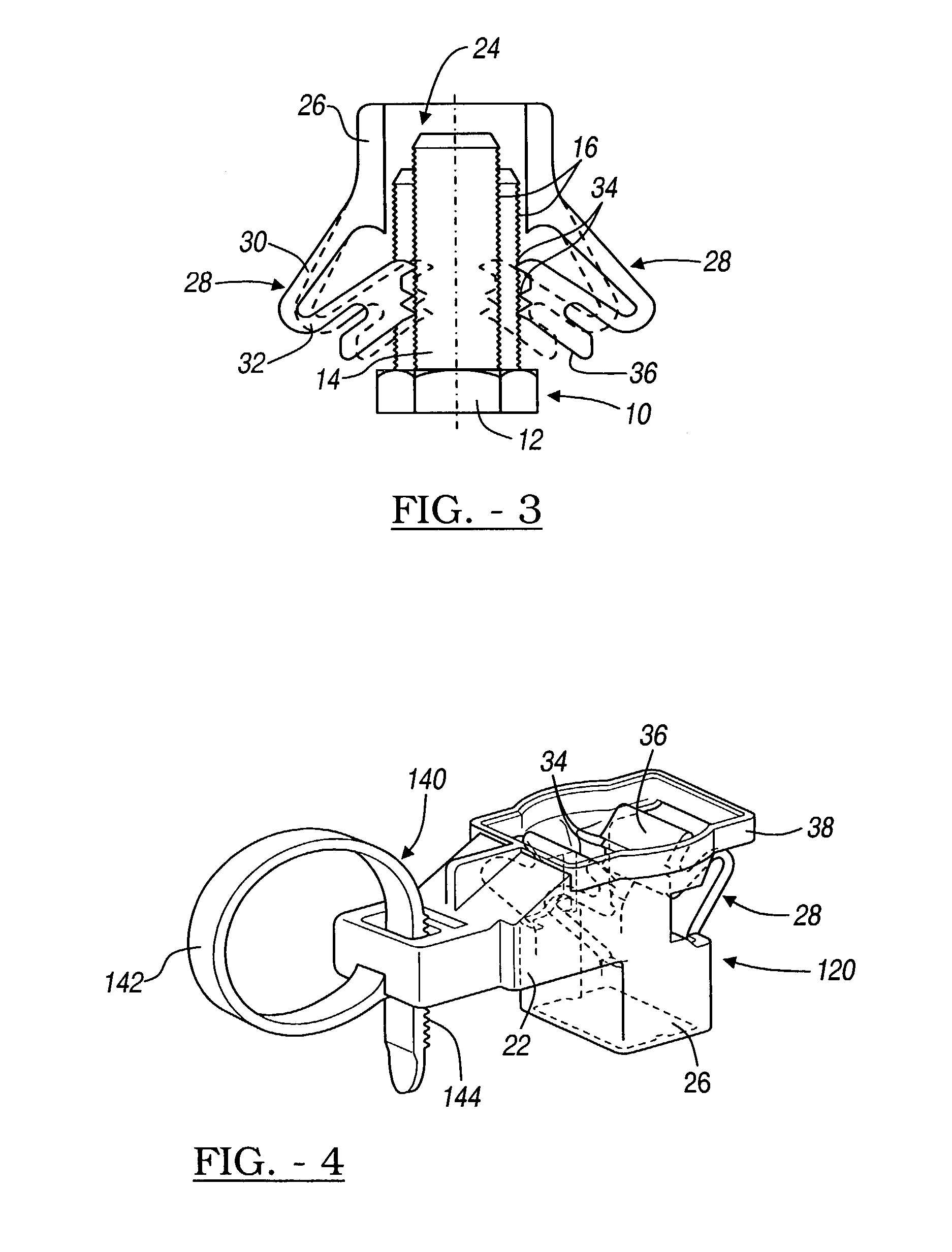 Fastener for variously sized studs