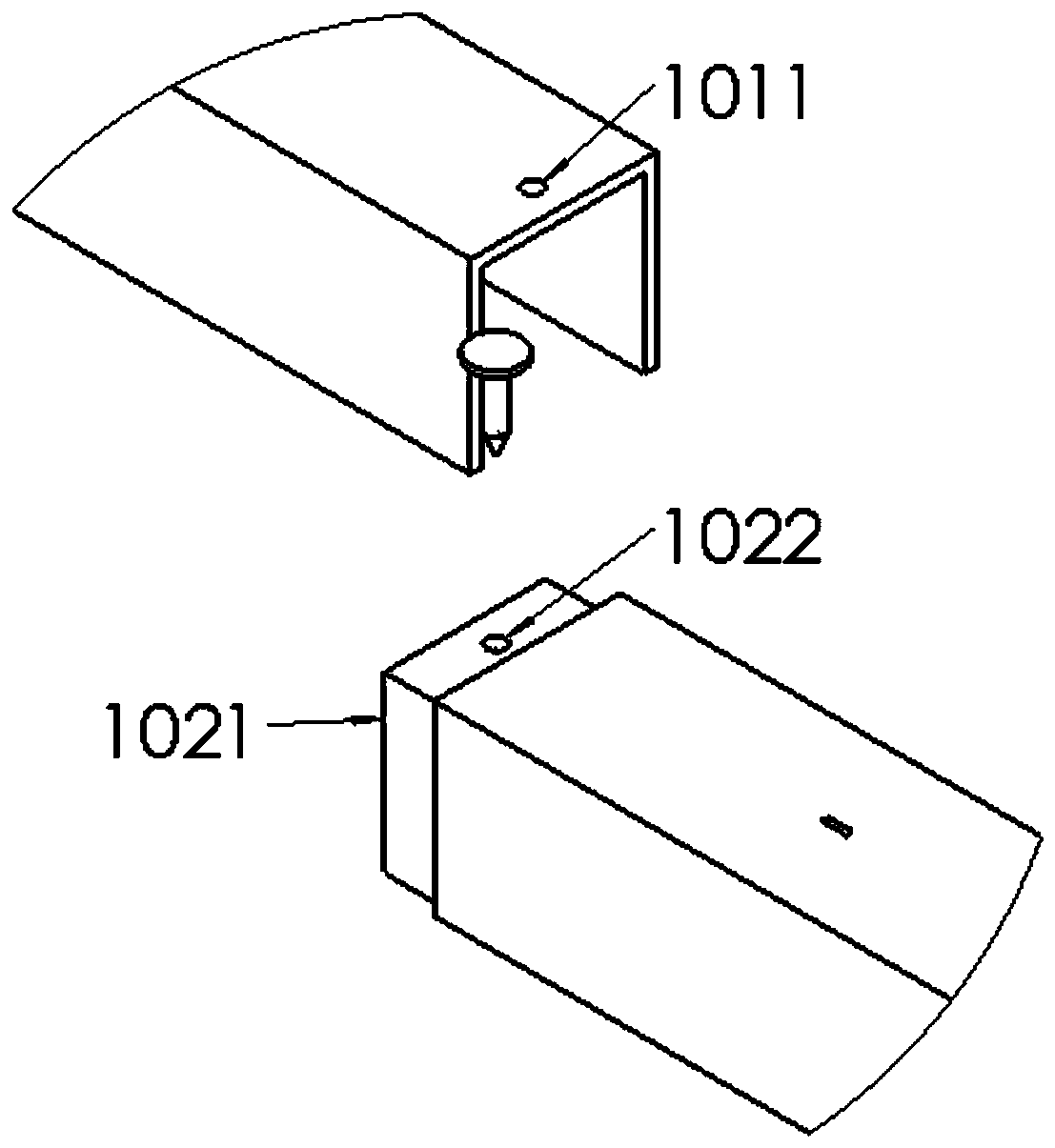 Seedling bed compartment structure