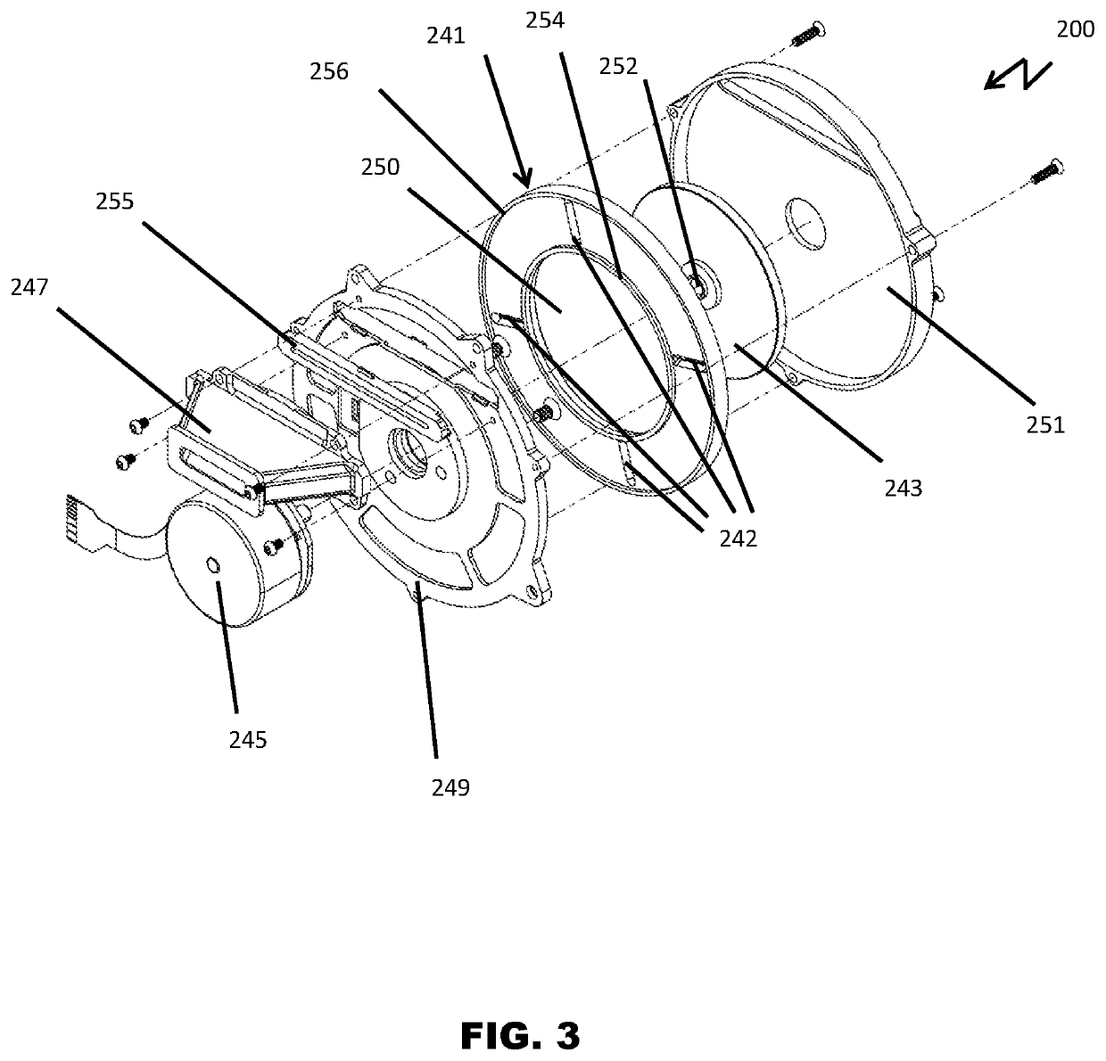 Enclosed x-ray chopper wheel