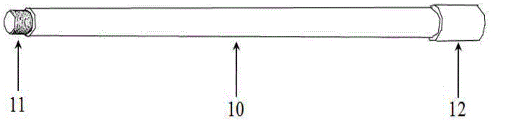 Auxiliary tool for resistive current testing wire of 750KV lightning arrester