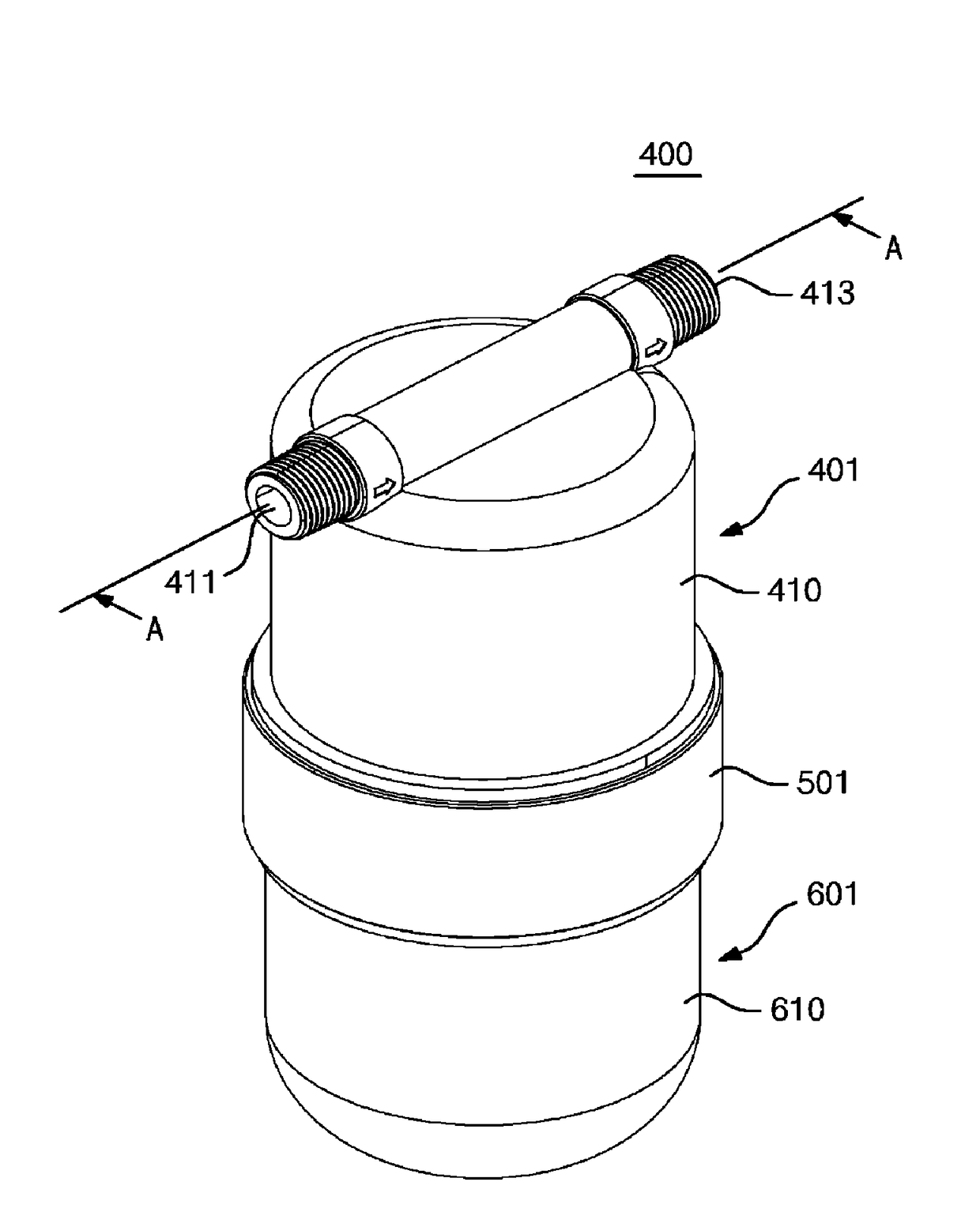 Purification apparatus for compressed air