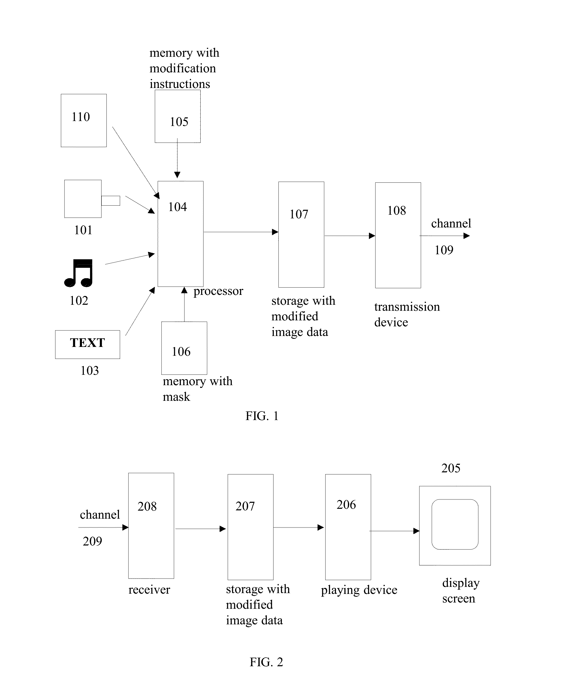 Apparatus and Methods to Display a Modified Image