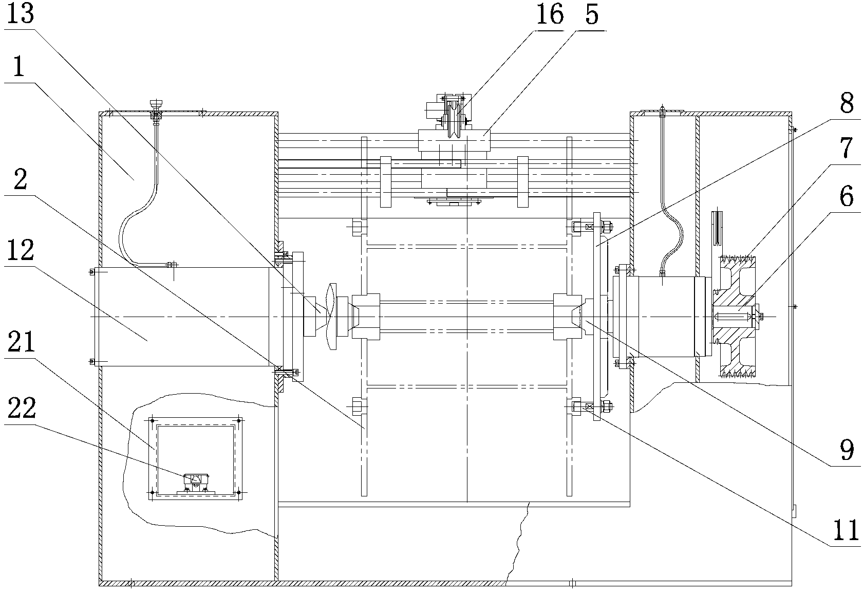 Bobbin-equipped wire take-up machine