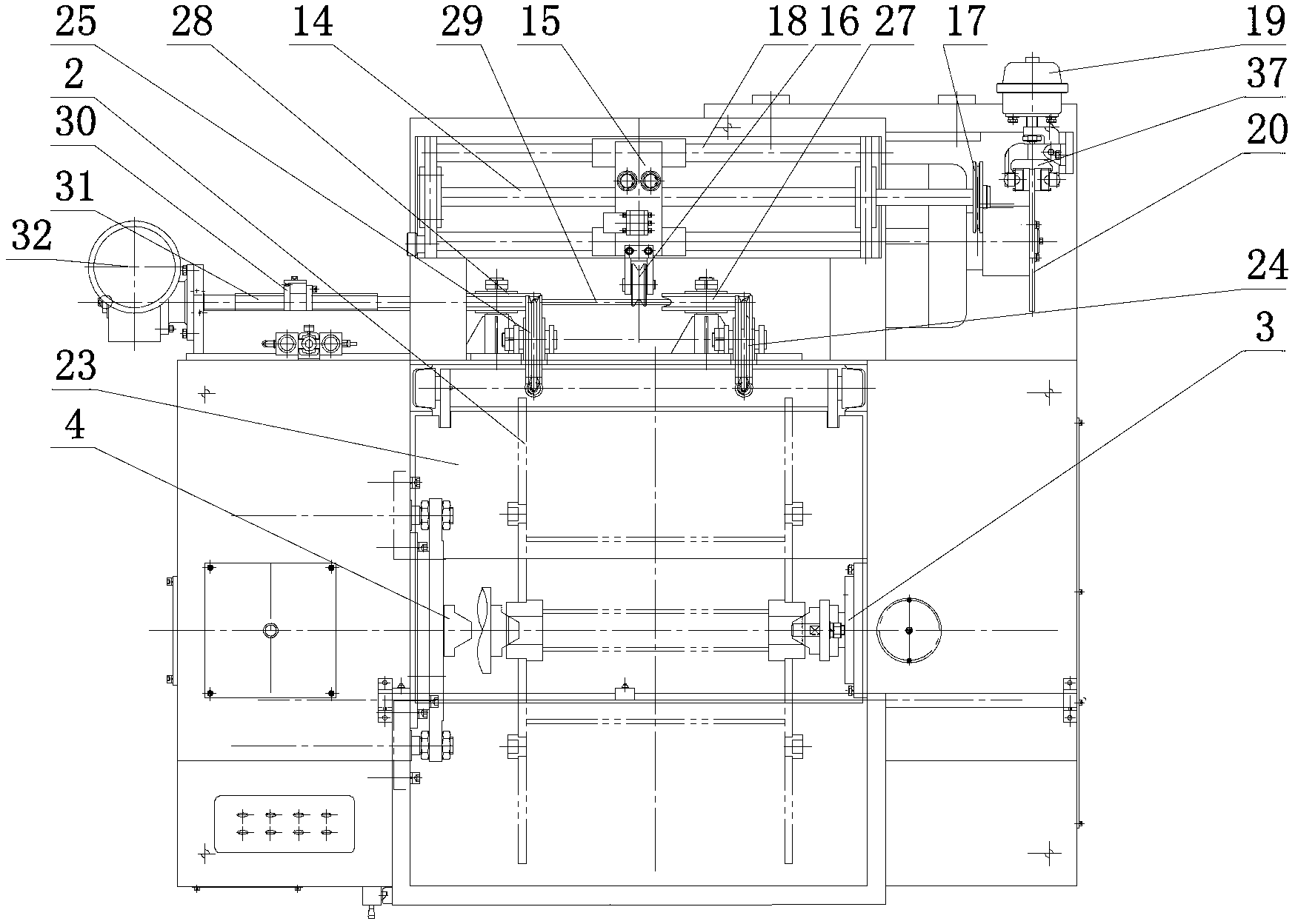 Bobbin-equipped wire take-up machine