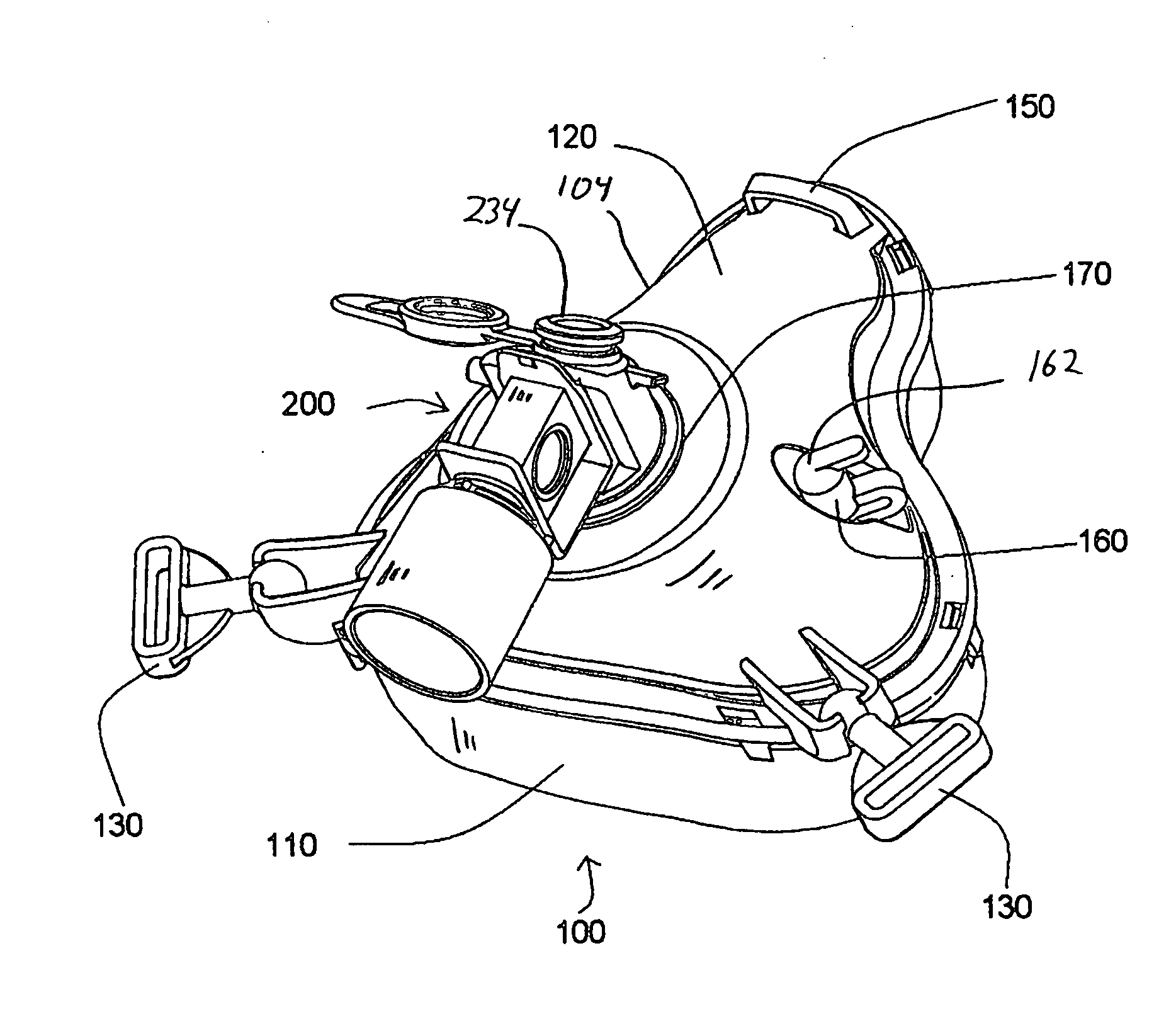 Patient interface with respiratory gas measurement component