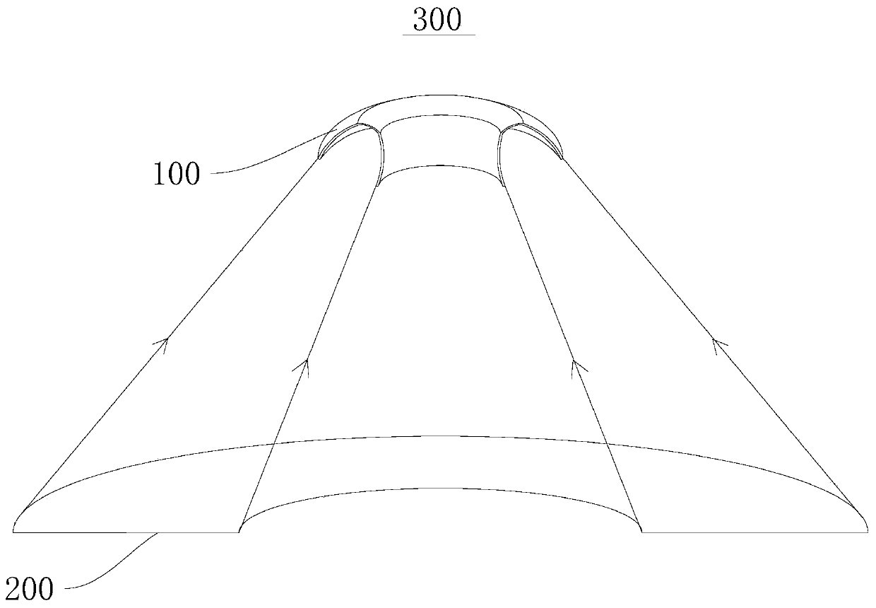 Condensing device and condensing method