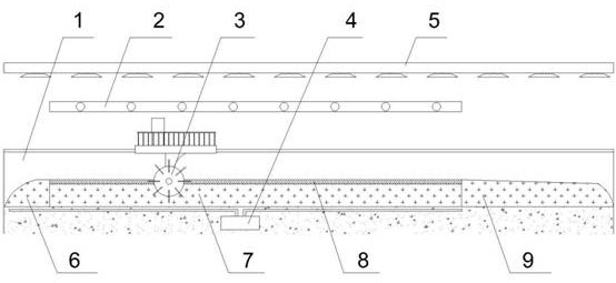 Complete mixing type sludge treatment method