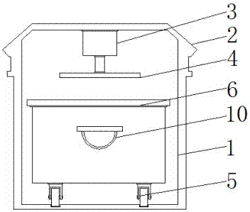 Green environment-friendly novel garbage can for ships