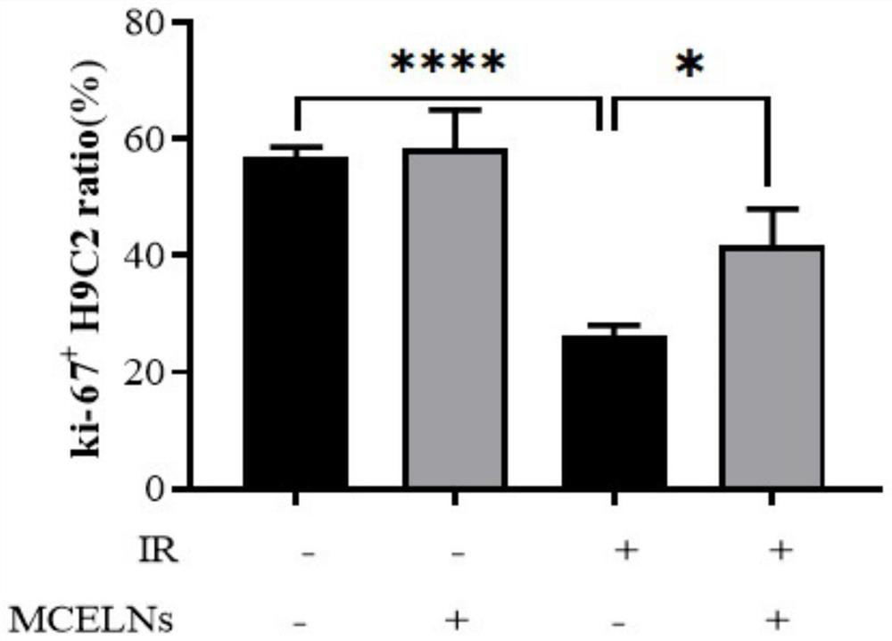 Application of bitter gourd exosome in radiation heart injury protection