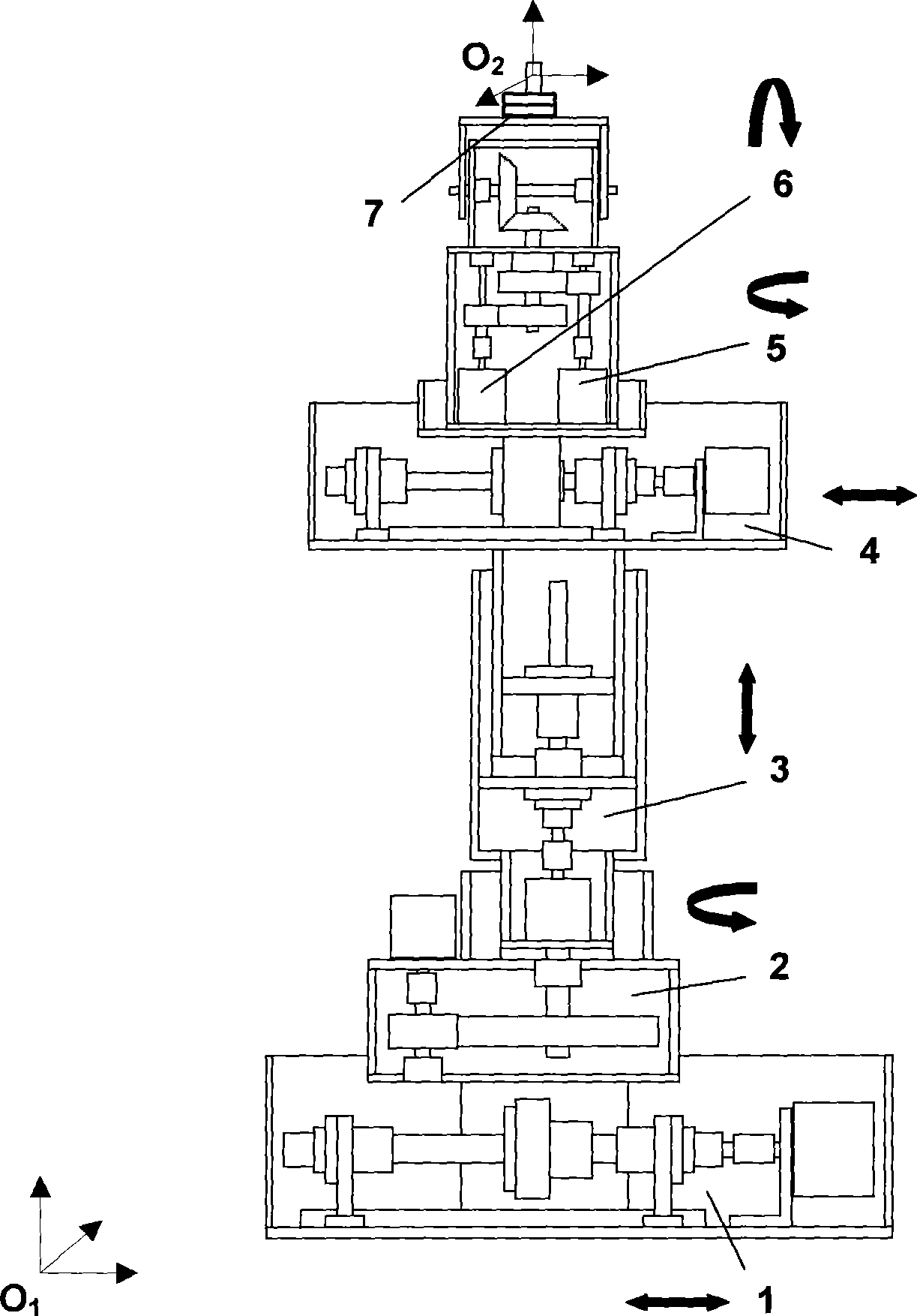 Flexible locating cramping apparatus controlled by servo