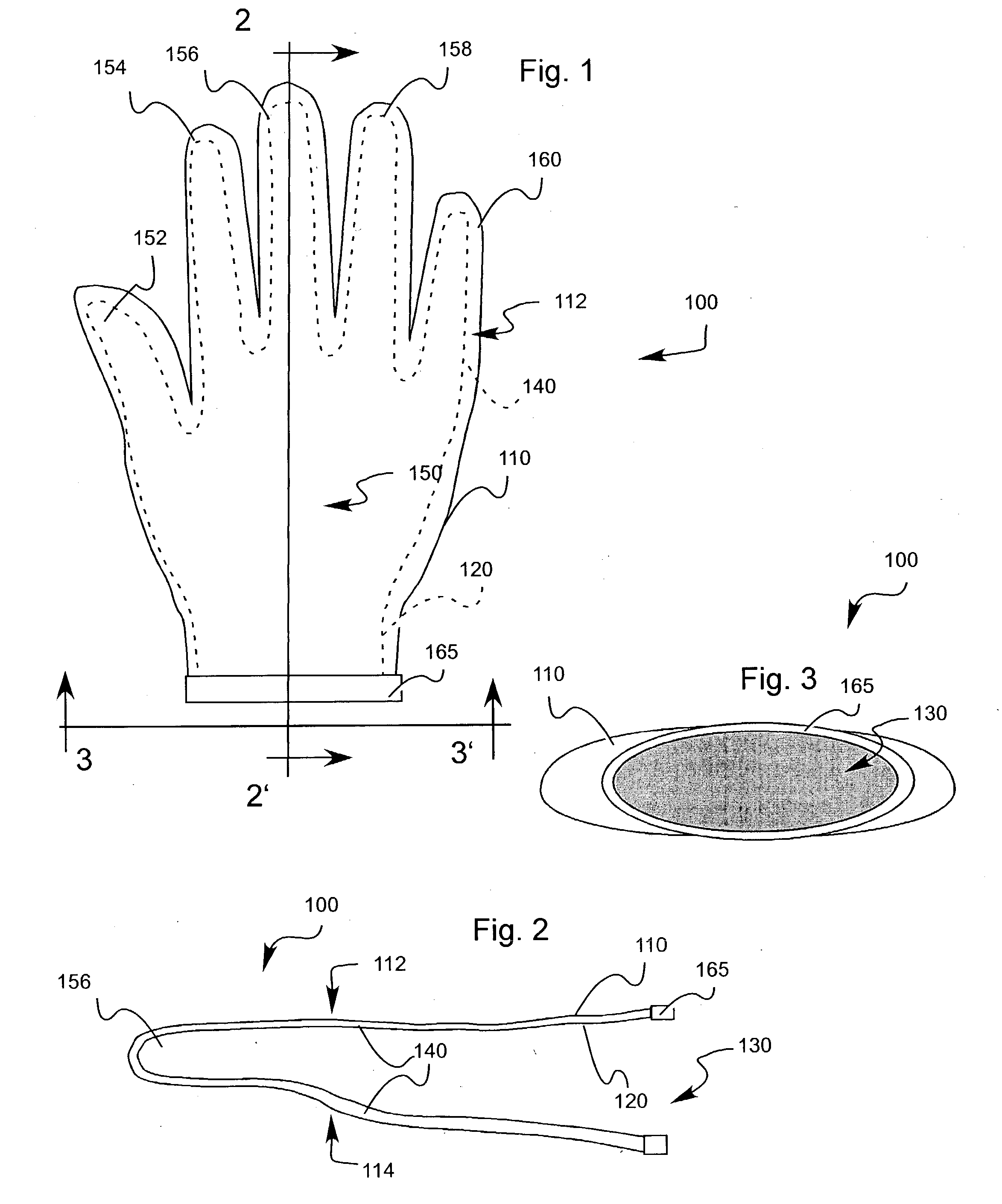 Thermal gel filled glove