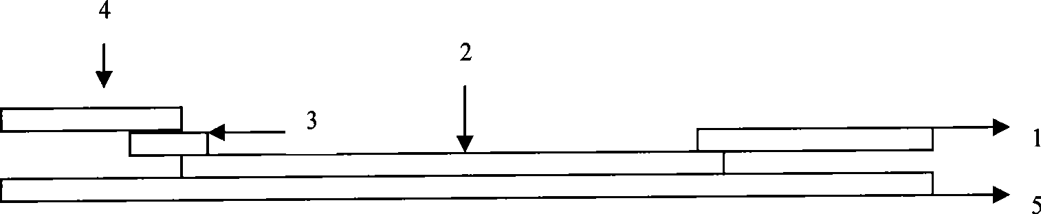 Test paper strip for detecting cleptospira colloidal gold, method for making same and applications