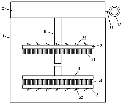 Manual double-sided cleaning box for hard corneal contact lens