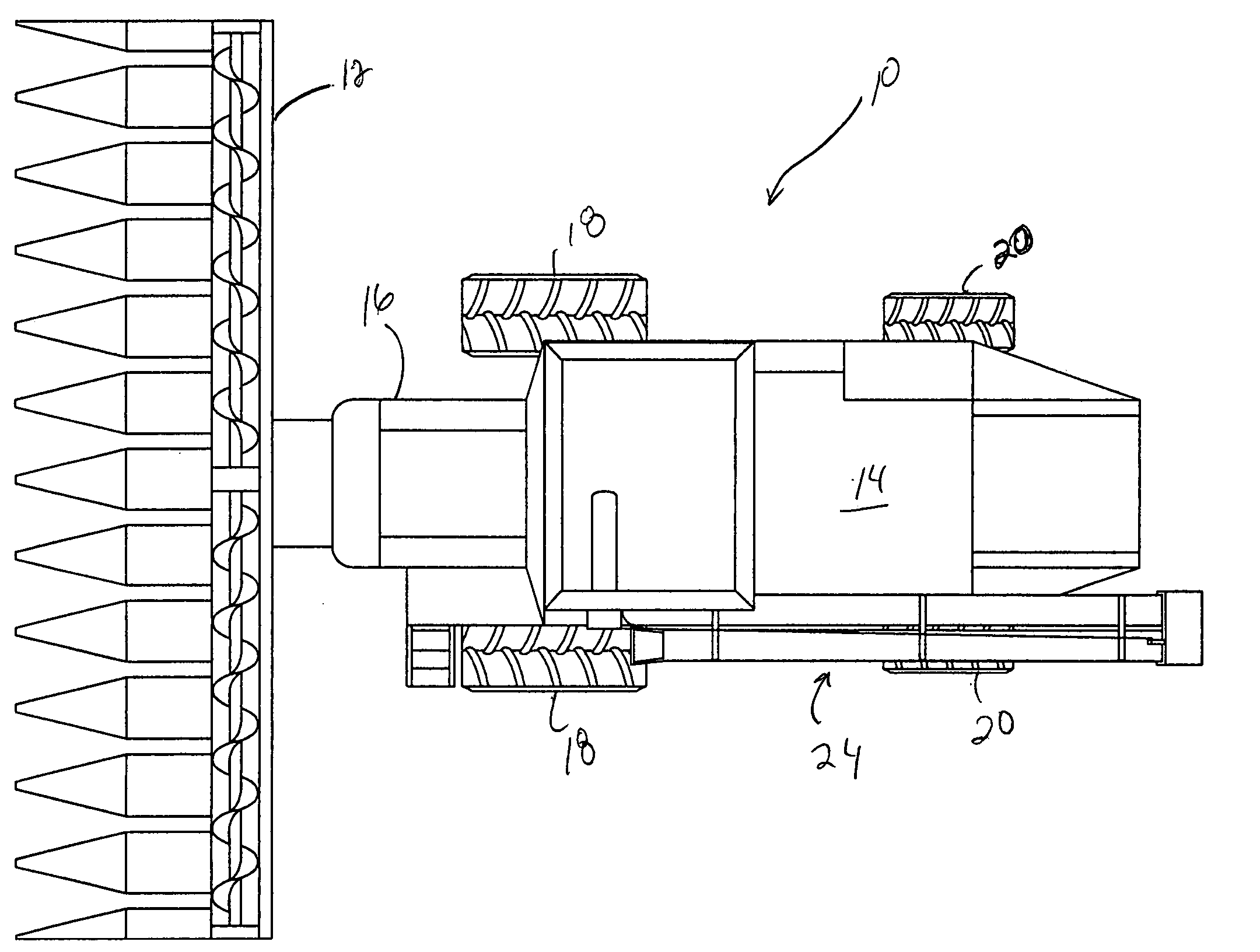 Combine dual auger unloader