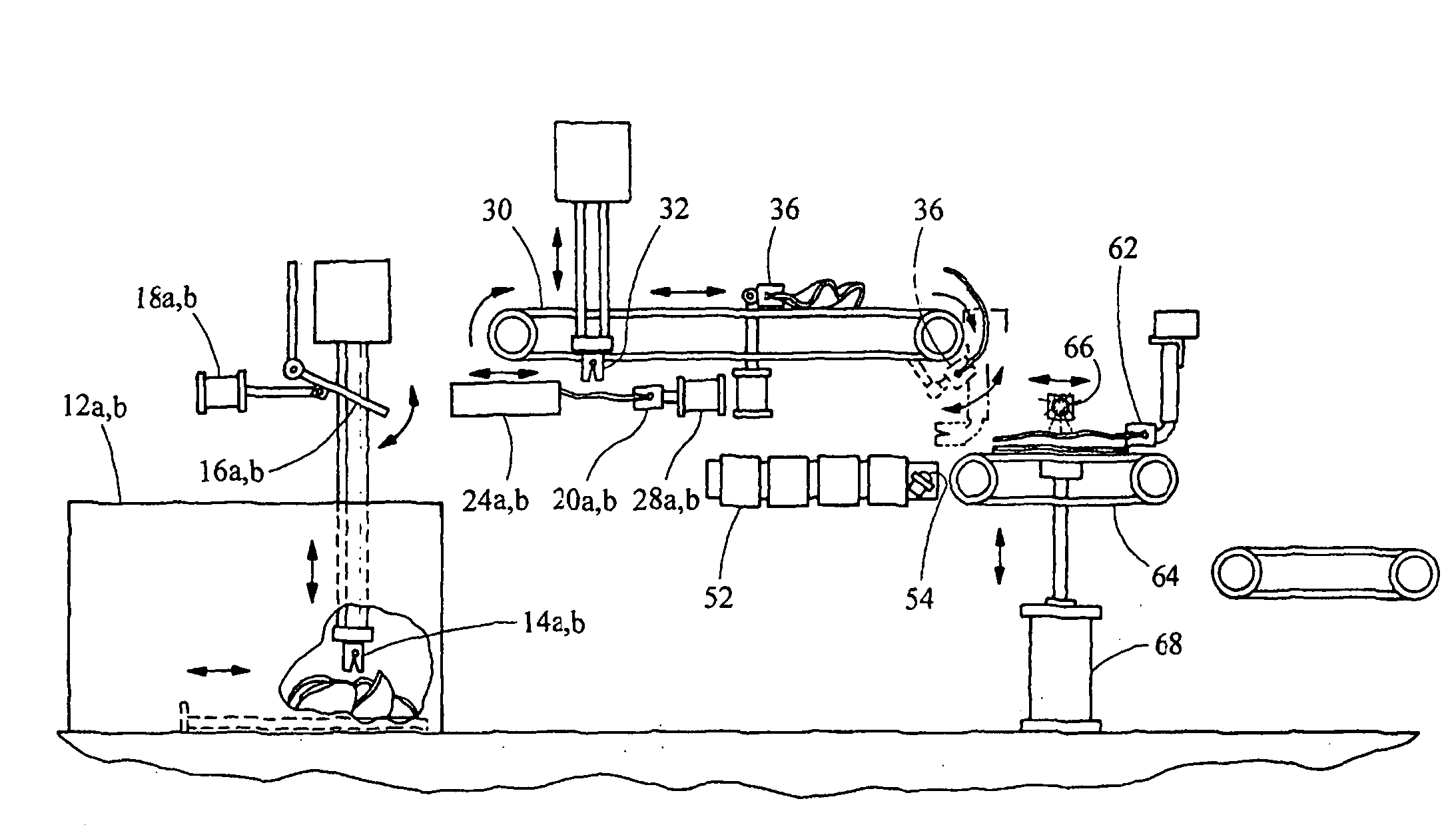 Article of laundry spreader and stacker