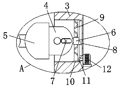 Spraying deodorization device for garbage station