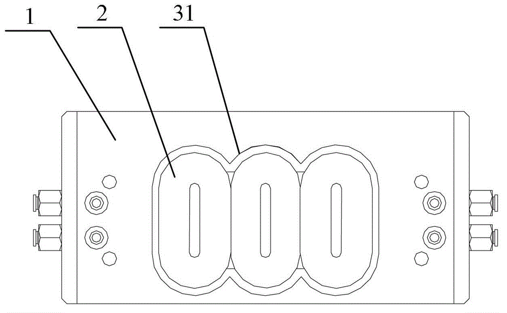 Cooling structure for ultraprecise linear motor