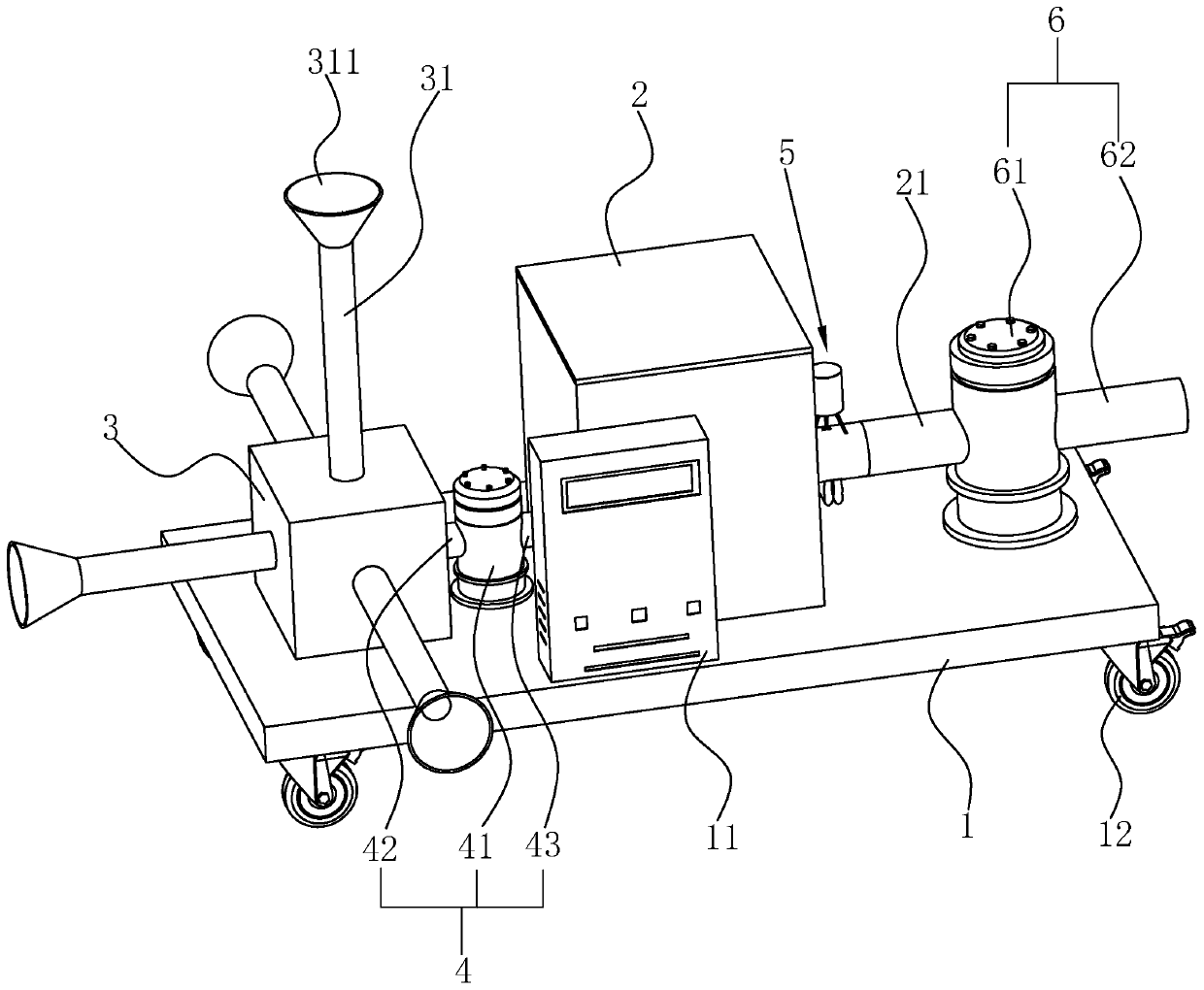 Harmful gas detection device