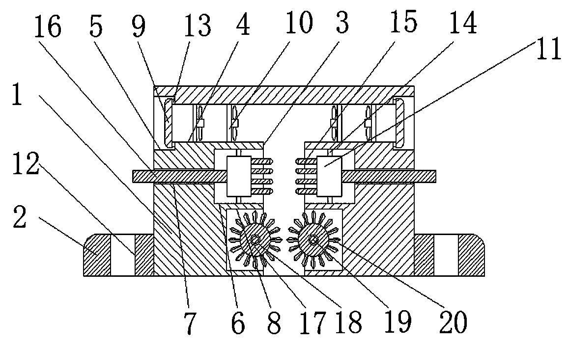 Environment-friendly waste gas detection device