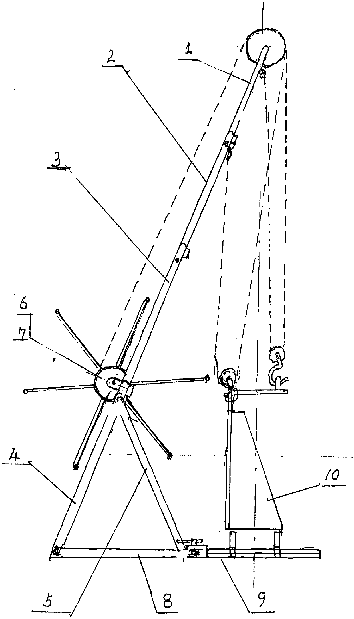 Portable weight lifting mechanical device