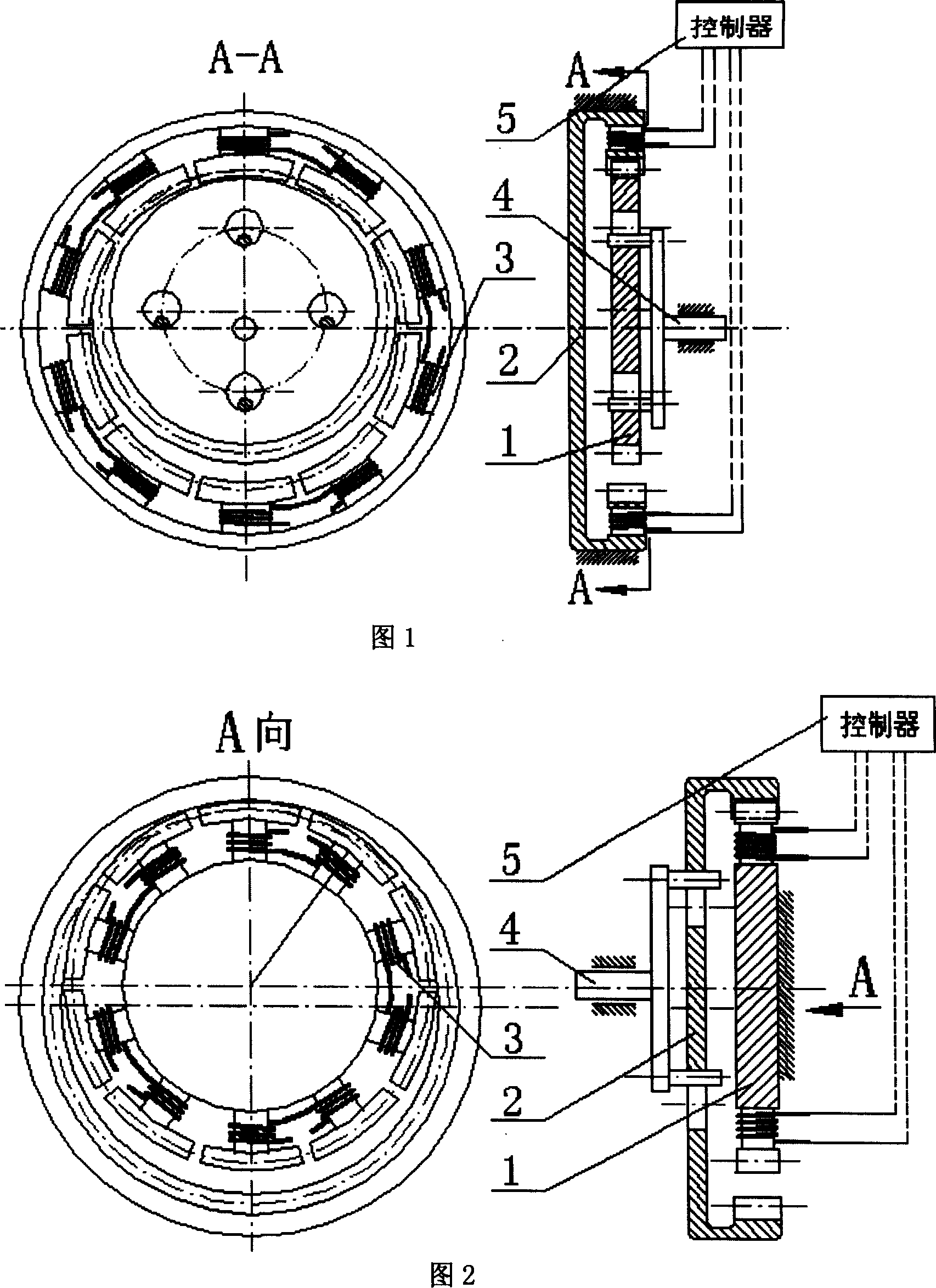 Engagement type motor