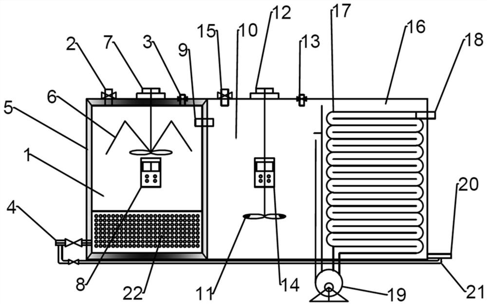 Kitchen waste leachate treatment and utilization device