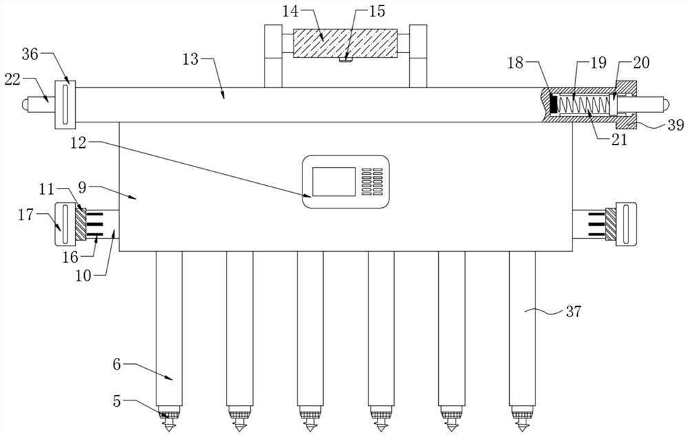 Geological exploration sampling device