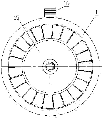 Vane-type pneumatic mineralizing equipment and pneumatic flotation cell using same