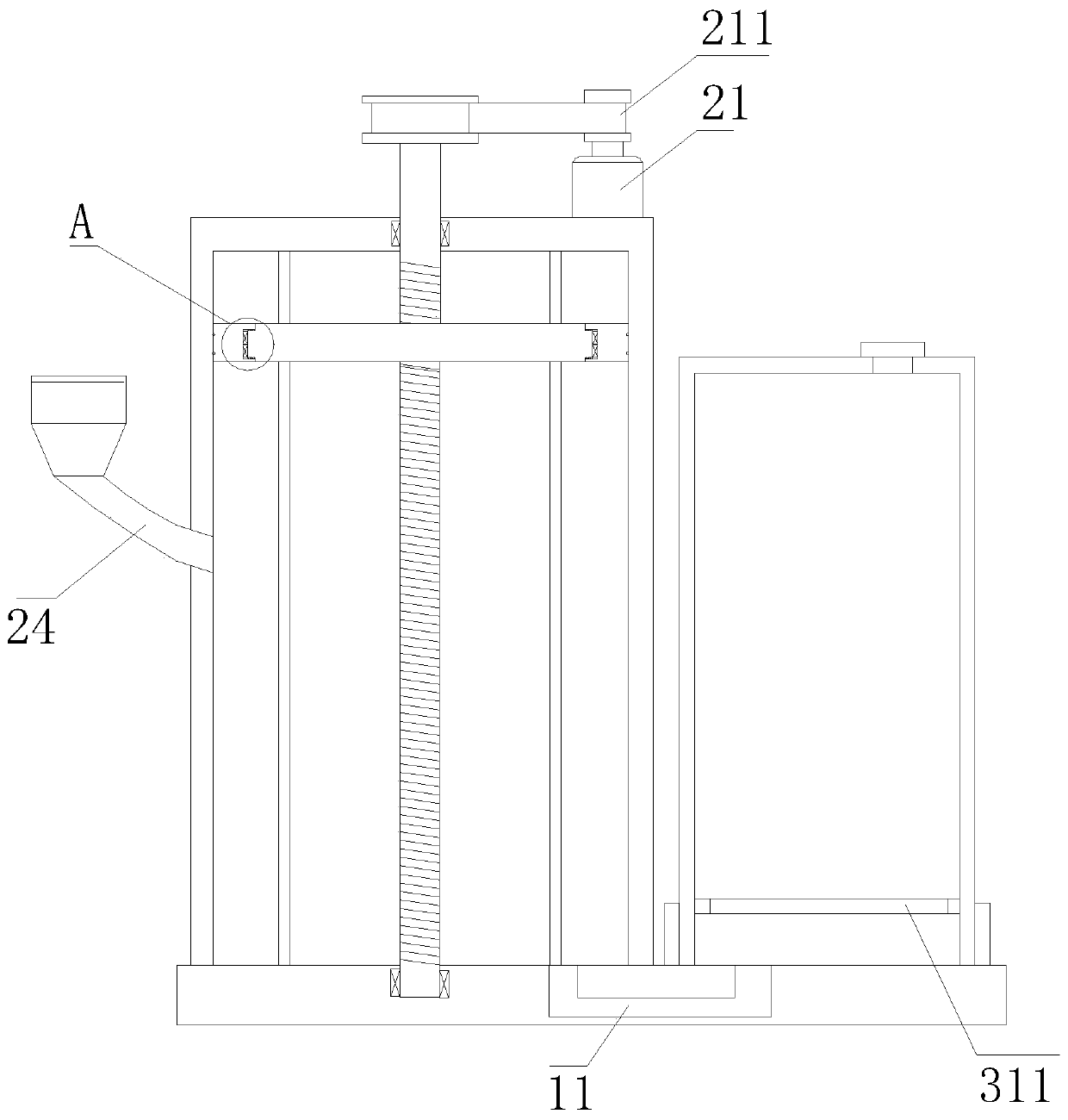 Germination accelerating device for wuta-tsai breeding and using method