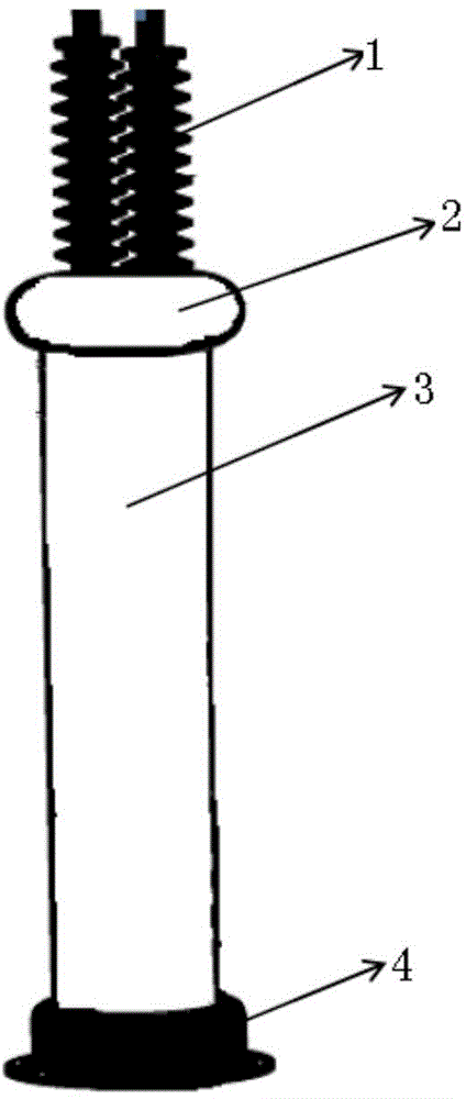 Hybrid energy supply system for high-voltage direct current breaker