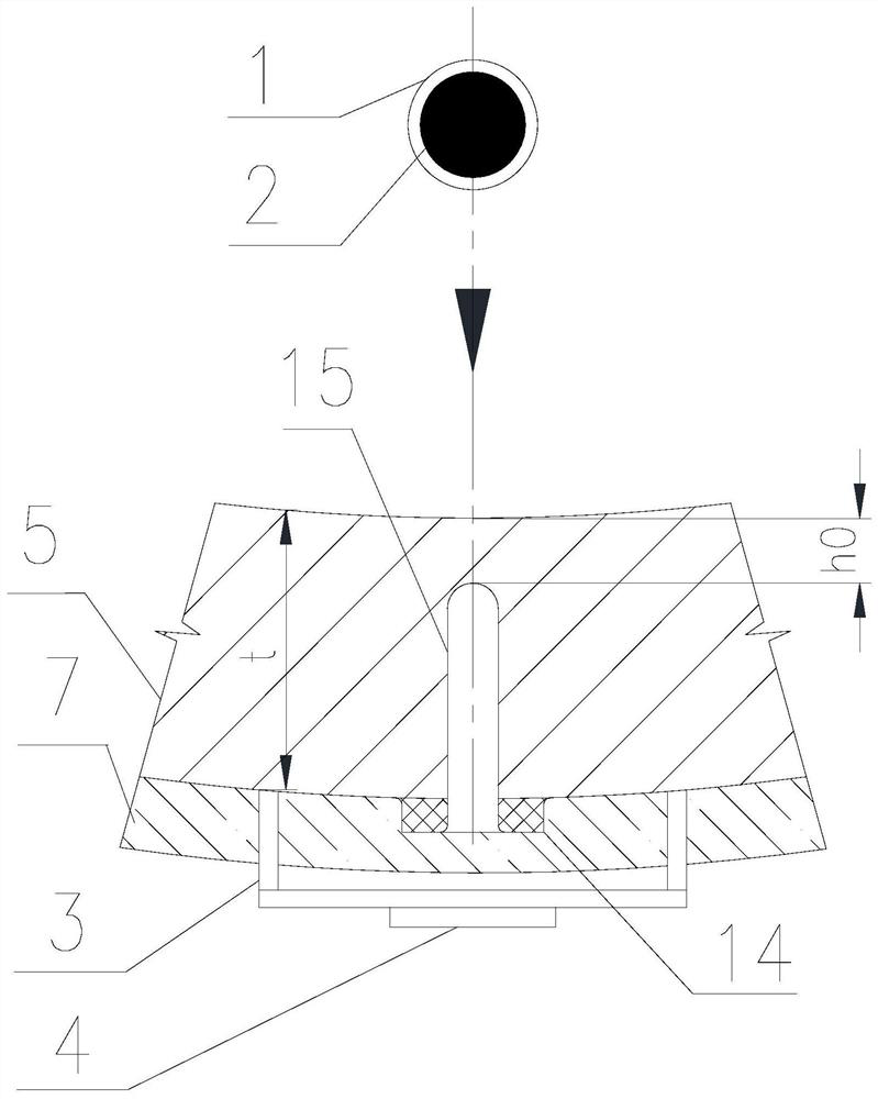 Setting method of nuclear level indicator for pressure vessel