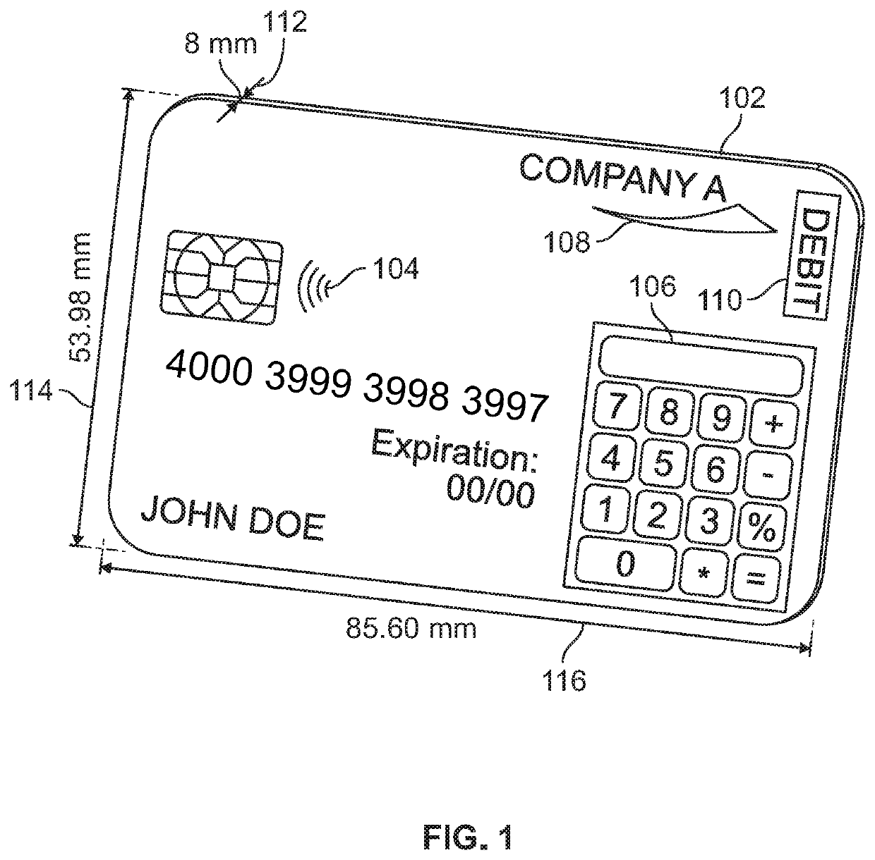 Card-to-card direct payment with generated one-time password communicated from one card to a second card