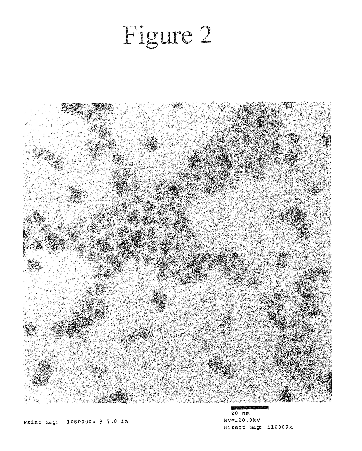 Stable inp quantum dots with thick shell coating and method of producing the same