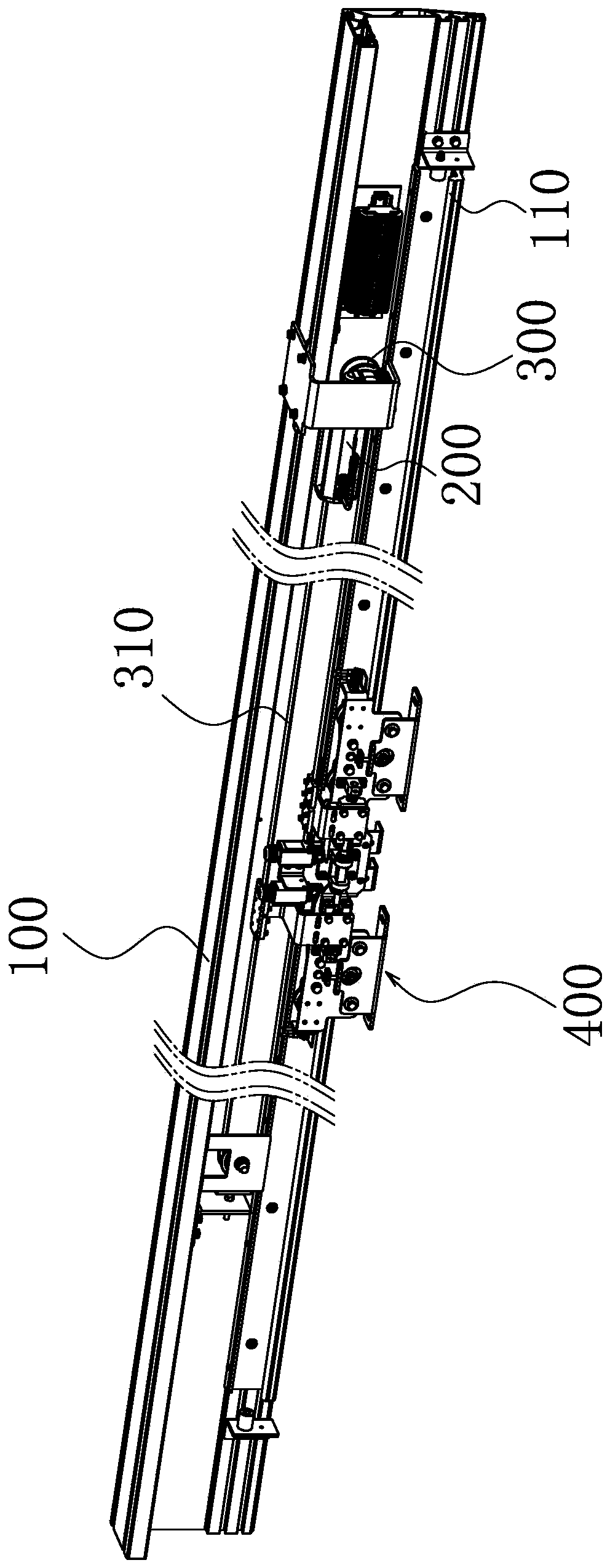 Passive door-locking system for safety door