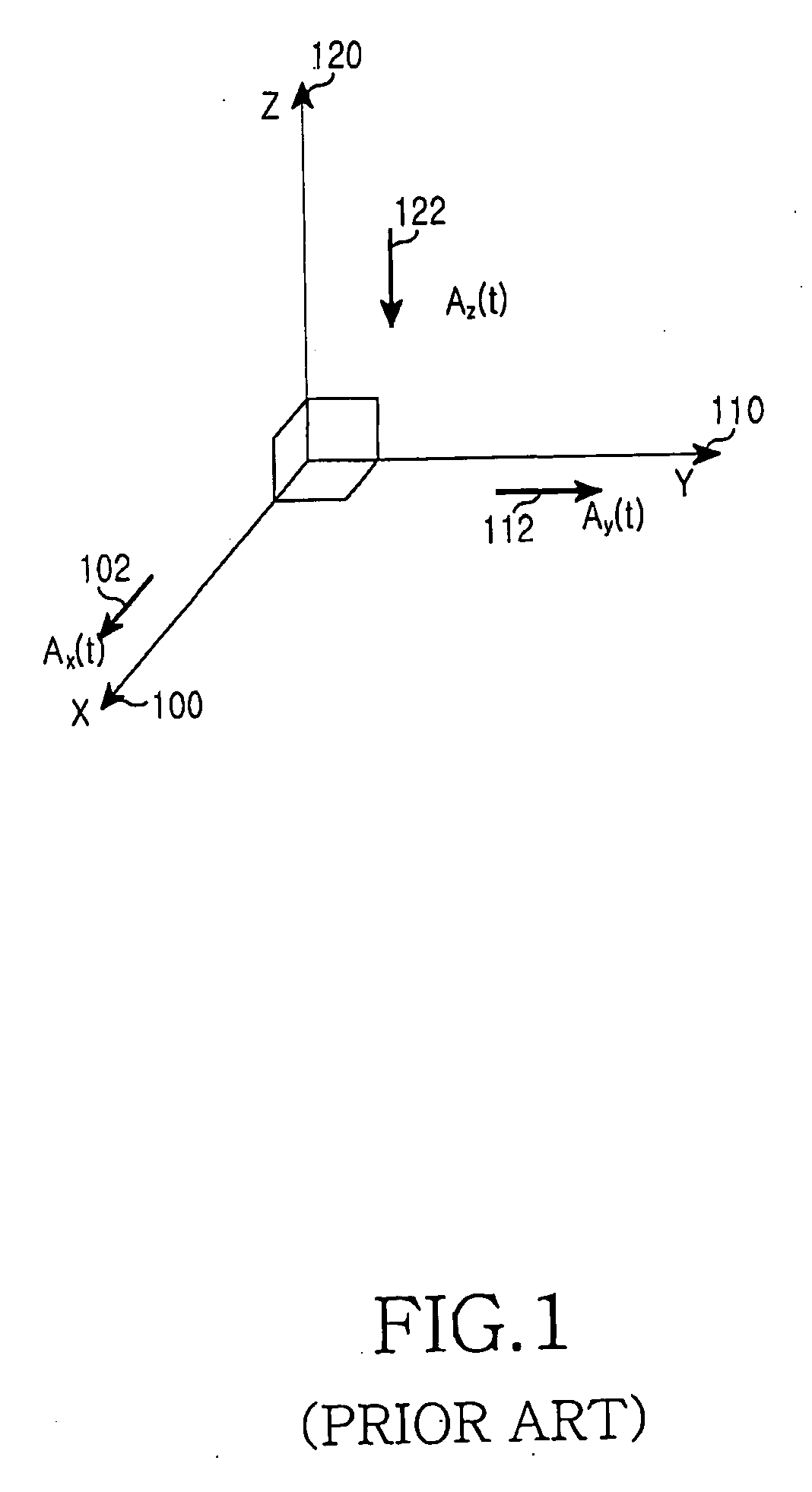 Portable terminal for measuring reference tilt and method of measuring referenc tilt using the same